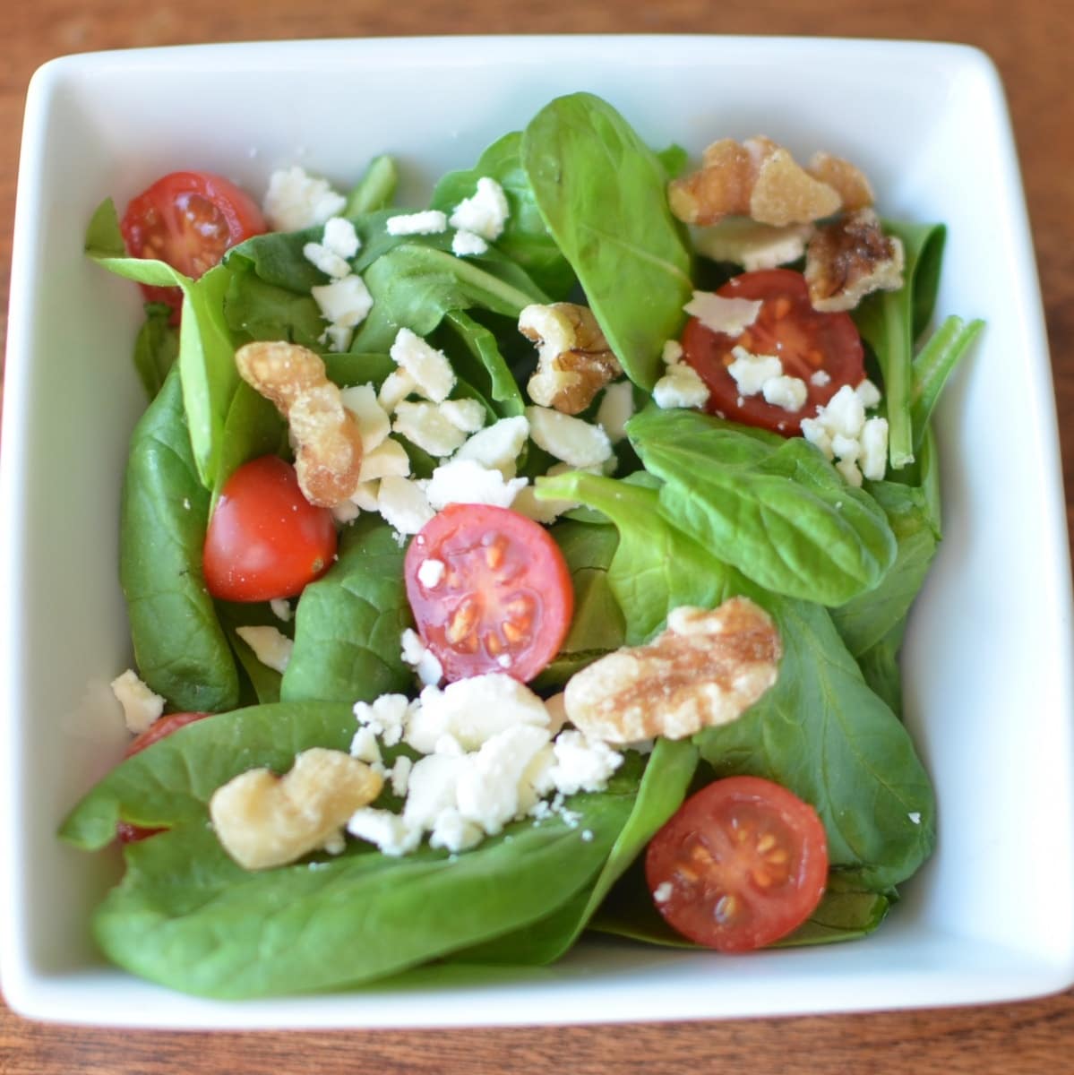 Simple Spinach Salad - Super Healthy Kids